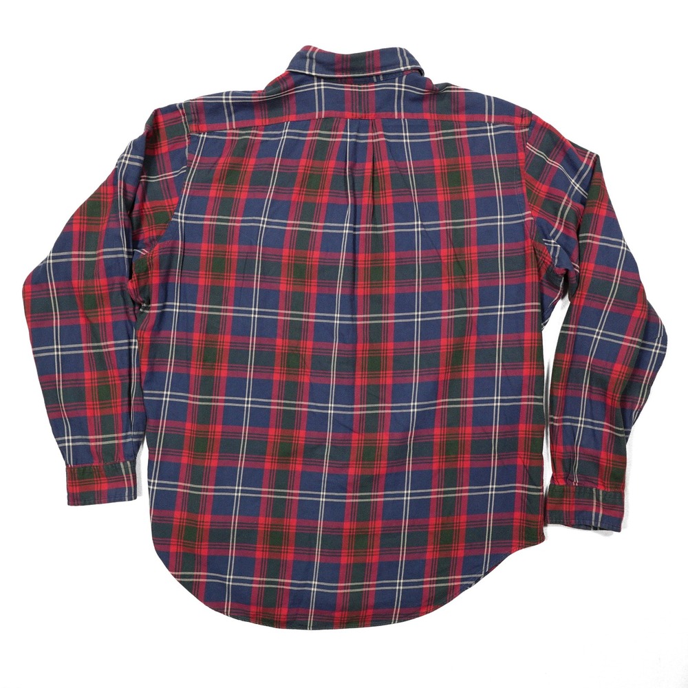 RALPH LAUREN Men's XL Red‎ Blue Green Plaid Classic Fit Button Down Dress Shirt - Picture 4 of 7